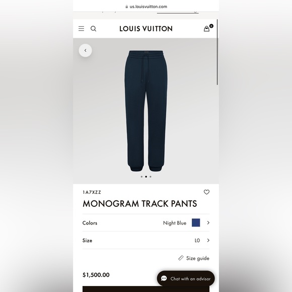 Louis Vuitton Monogram pants, size M - Picture 2 of 7